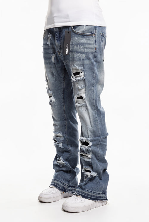 Cuff Me Stacked Skinny Flared