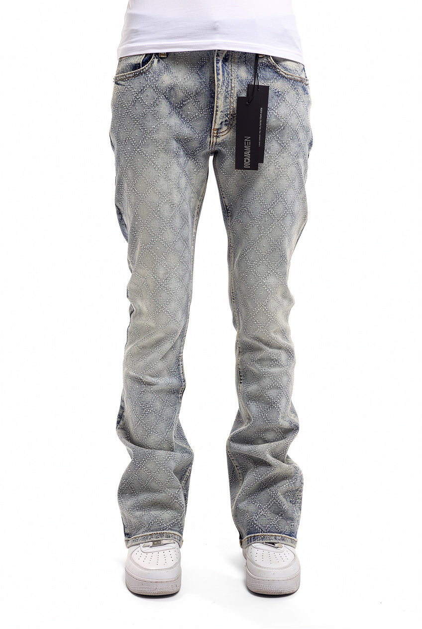 I Be Jeweled Stacked Skinny Flare