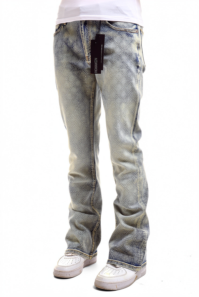 I Be Jeweled Stacked Skinny Flare