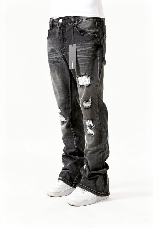 Classic Destroyed Stacked Skinny Flare