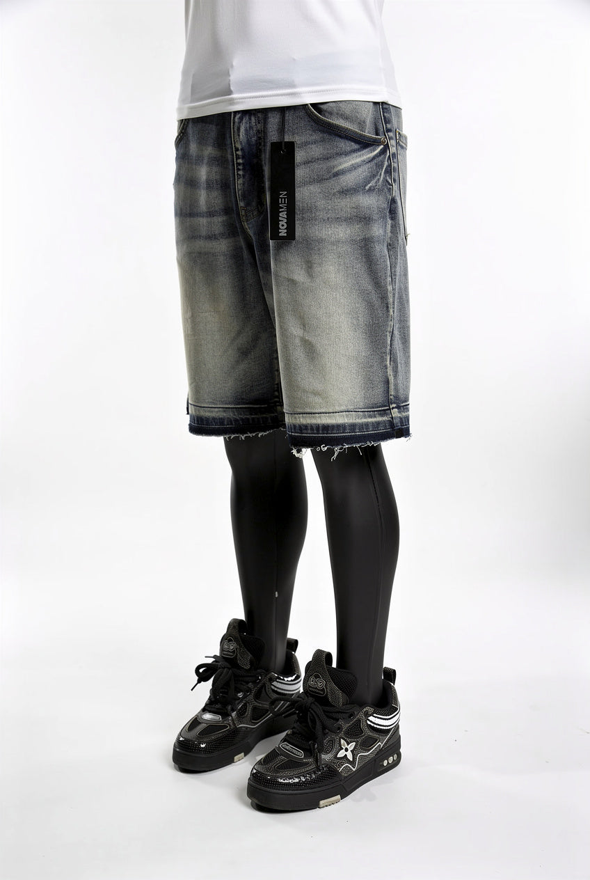 Run Around Relaxed Denim Shorts