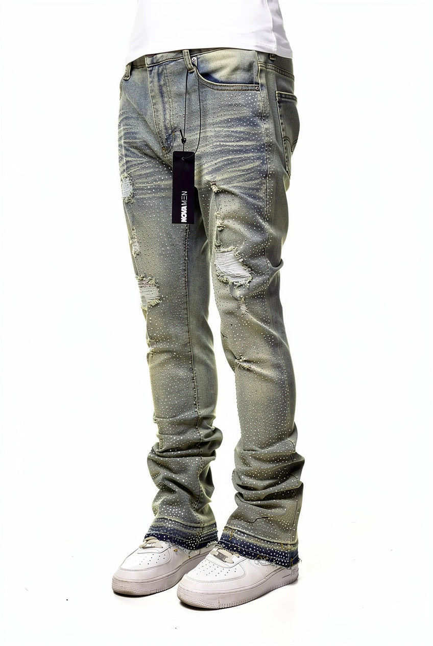 On My Bling Stacked Skinny Flare