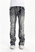 Rouge Ripped Stacked Skinny Flare