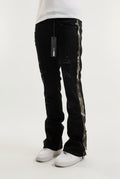 Camo Ripped Stacked Skinny Flare