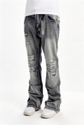 Rouge Ripped Stacked Skinny Flare