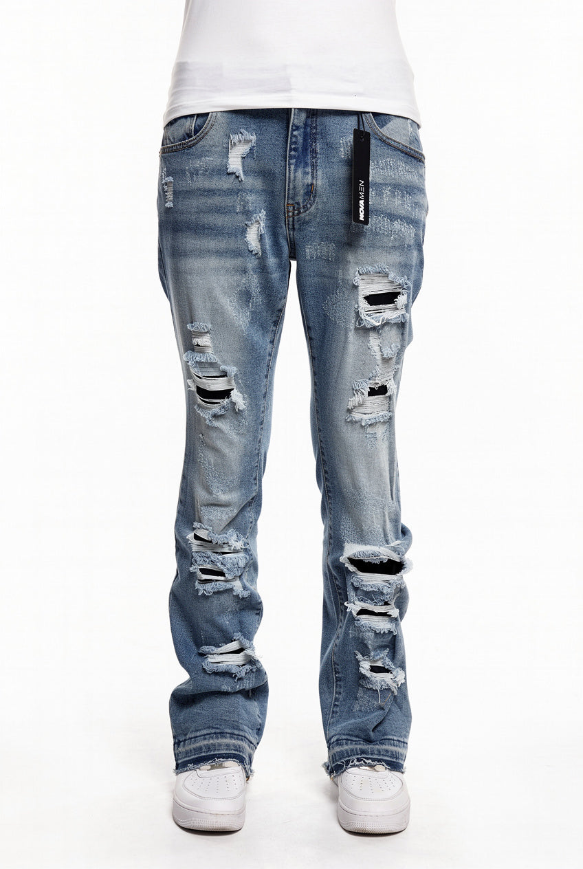 Cuff Me Stacked Skinny Flared