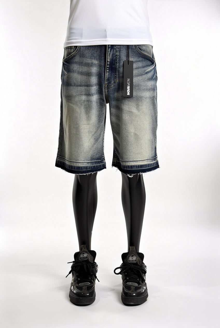 Run Around Relaxed Denim Shorts